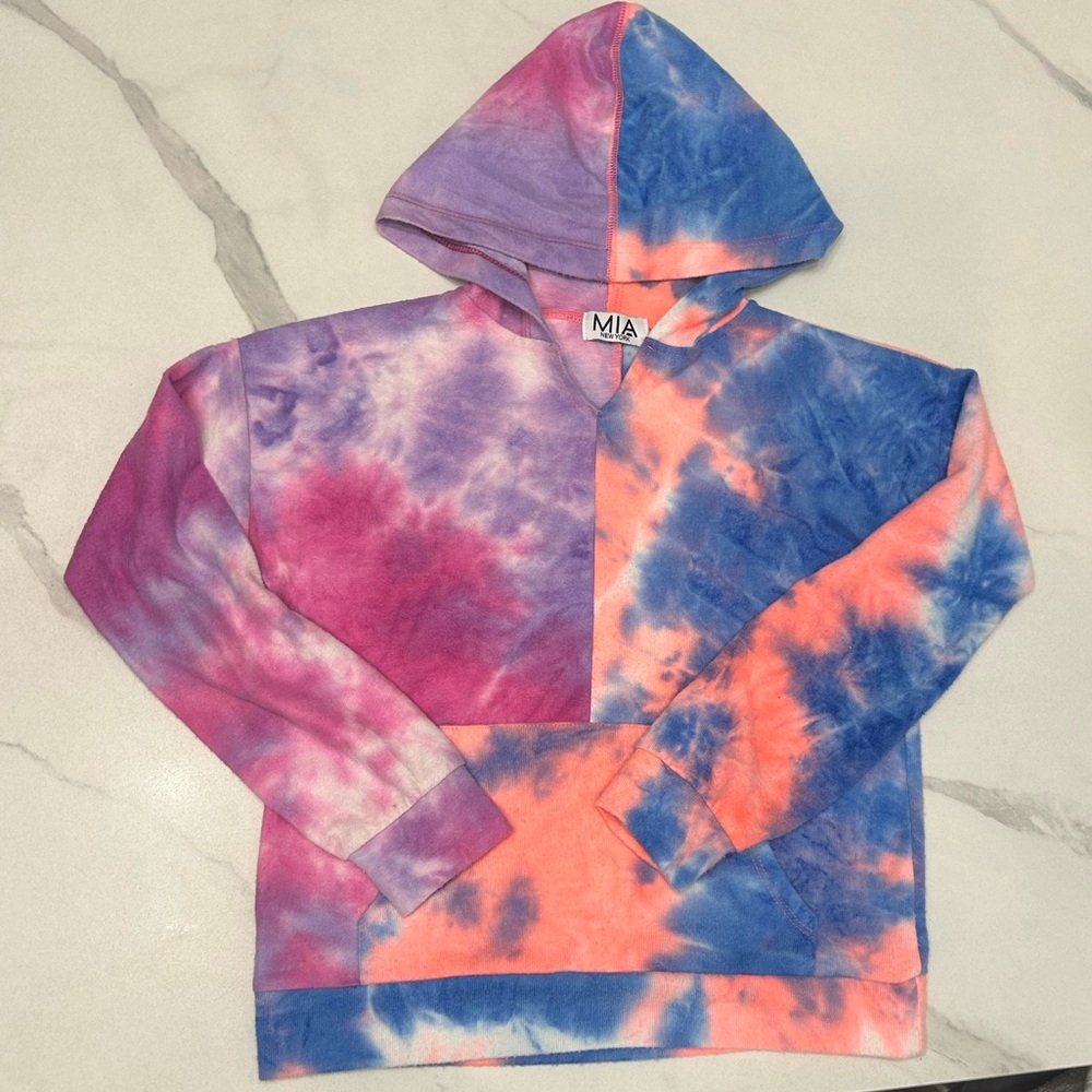 MIA Vibrant Purple and Pink Hoodie